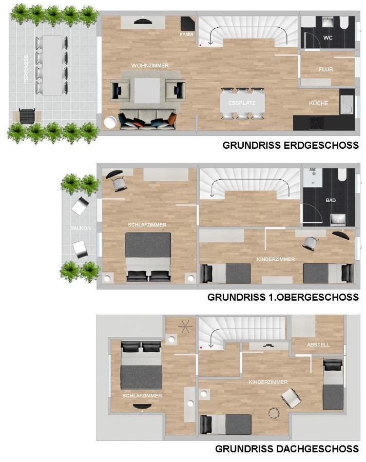 Holiday home Friedenstr_ _haus Lux_ *